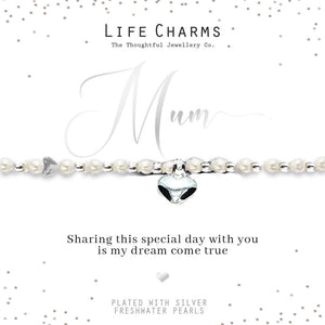 Life Charms Mum of the Bride Bracelet - Gifteasy Online
