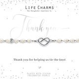 Life Charms Thank You for Helping Us Tie The Knot Bracelet - Gifteasy Online