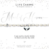 Life Charms Thank You for Being my Maid of Honour Bracelet - Gifteasy Online