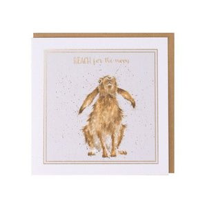 Wrendale 'Reach for the Moon' Card - Gifteasy Online