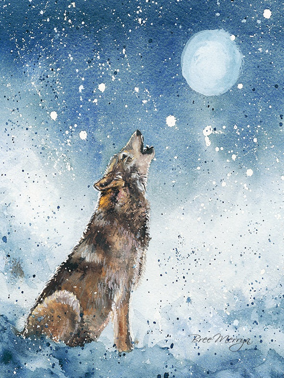 Bree Merryn Wyatt Wolf Canvas Cutie 15 x 20 cm - Gifteasy Online