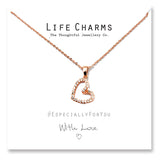 Life Charms Heart Necklace - Gifteasy Online