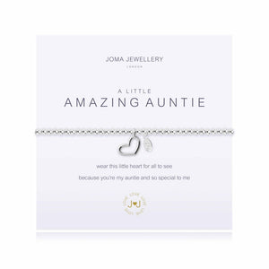 A Little Amazing Auntie Bracelet By Joma Jewellery - Gifteasy Online
