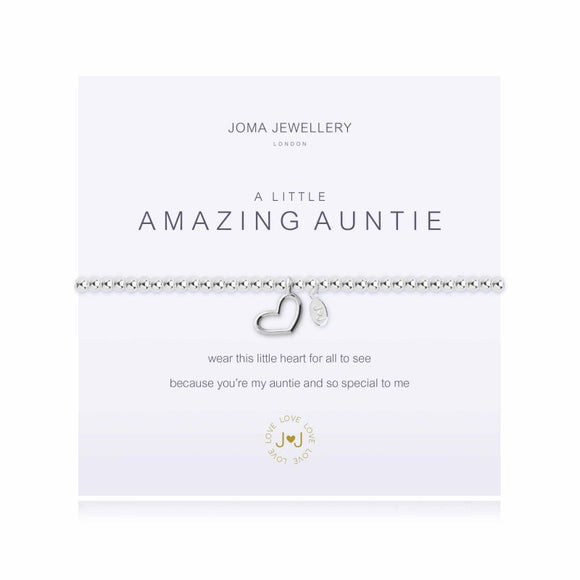A Little Amazing Auntie Bracelet By Joma Jewellery - Gifteasy Online