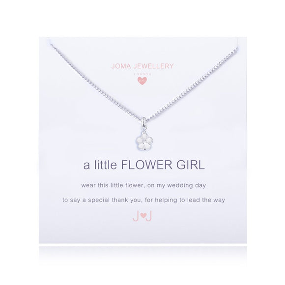 Joma Jewellery Kids A Little Flower Girl Necklace - Gifteasy Online