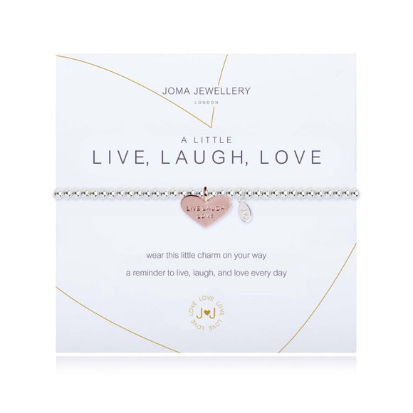 A Little Live Laugh Love Bracelet By Joma Jewellery - Gifteasy Online
