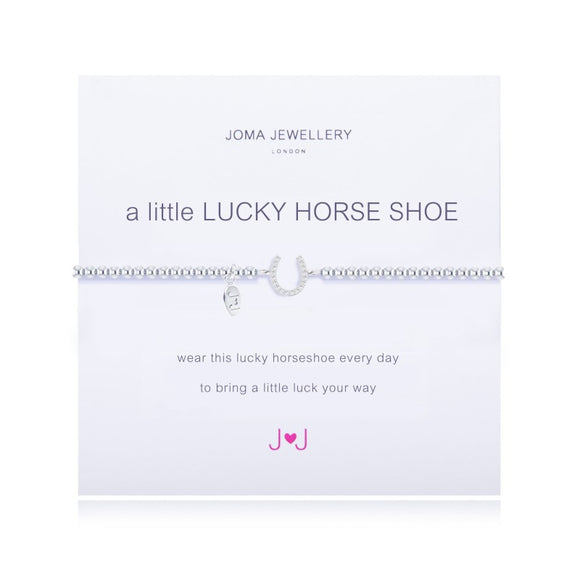 A Little Lucky Horseshoe Silver Bracelet By Joma Jewellery - Gifteasy Online