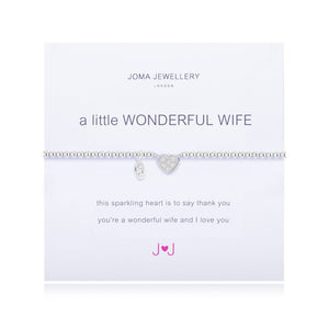 A Little Wonderful Wife Bracelet By Joma Jewellery - Gifteasy Online