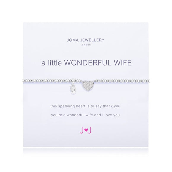 A Little Wonderful Wife Bracelet By Joma Jewellery - Gifteasy Online