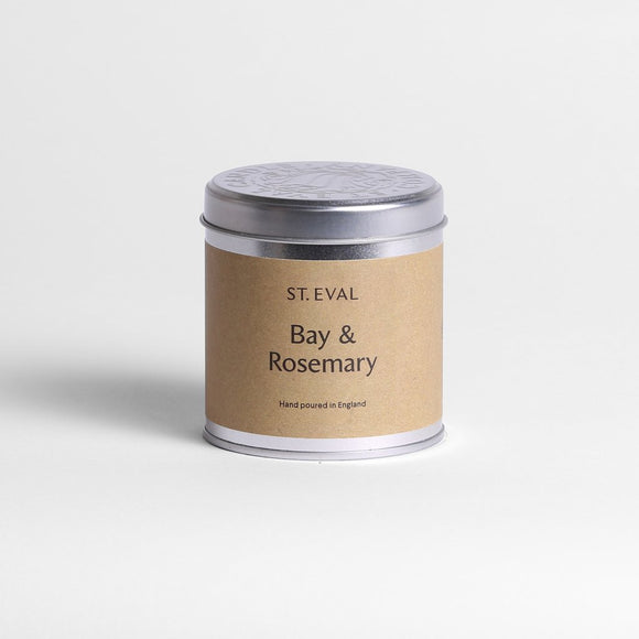 St Eval Bay & Rosemary Scented Tin Candle - Gifteasy Online