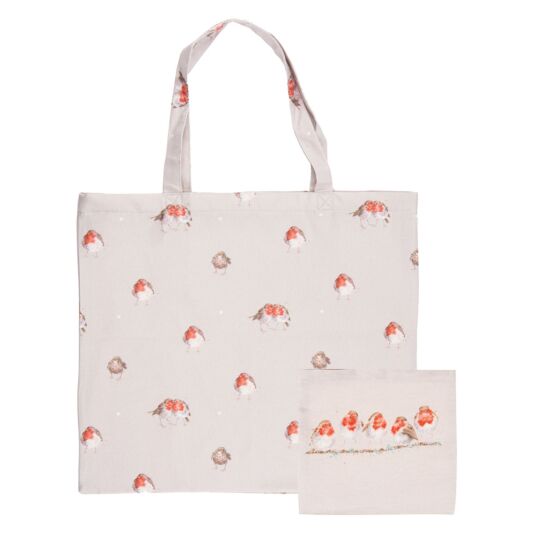 Wrendale  'Jolly Robin' Foldable Shopper Bag - Gifteasy Online