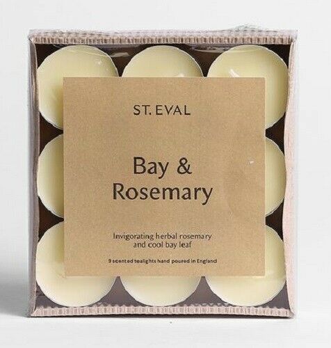 St Eval Bay & Rosemary set of 9 Tealights - Gifteasy Online