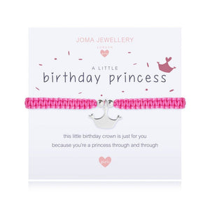 Joma Jewellery A little Birthday Princess Bracelet Childrens - Gifteasy Online