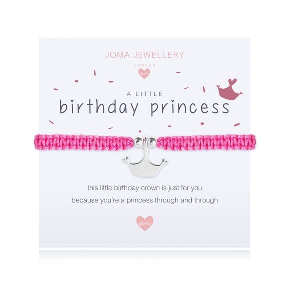 Joma Jewellery A little Birthday Princess Bracelet Childrens - Gifteasy Online