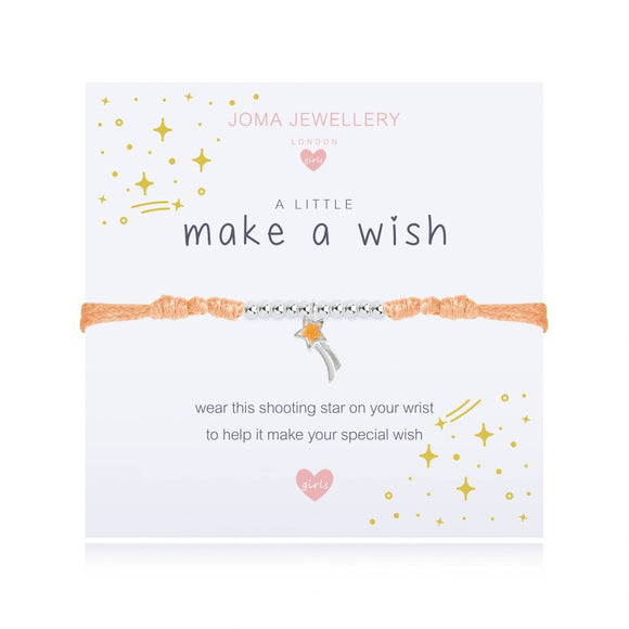 Joma Jewellery A little Make A Wish Bracelet Childrens - Gifteasy Online