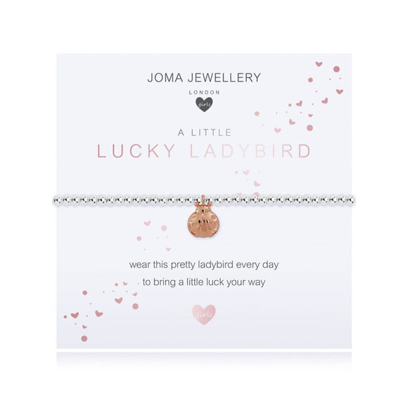 Joma Jewellery A Little Lucky Ladybird Bracelet Girls - Gifteasy Online
