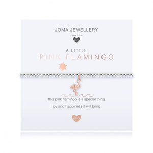 Joma Jewellery Children's a little Pink Flamingo Bracelet - Gifteasy Online