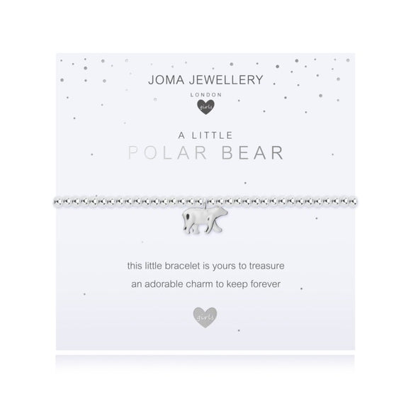 Joma Jewellery Children's A little Polar Bear Bracelet - Gifteasy Online