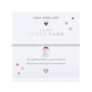 Joma Jewellery Children's A little Santa Paws Bracelet - Gifteasy Online