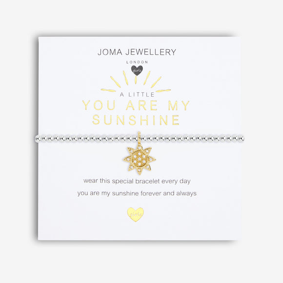 Joma Jewellery A Little You Are My Sunshine  Girls Bracelet - Gifteasy Online