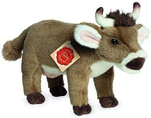 Teddy Hermann 91727 Cow Standing 8,7"/22 cm, Soft Toy, Plush Toy - Gifteasy Online