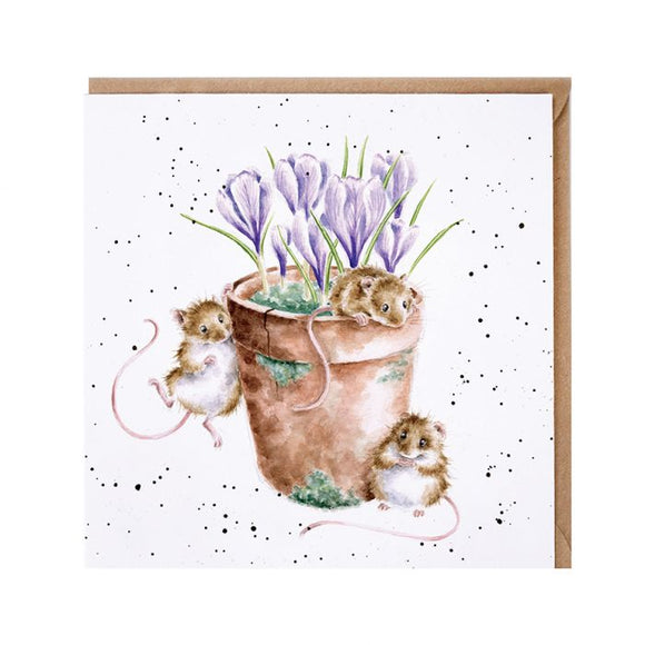 Wrendale 'Garden Friends' Mice Card - Gifteasy Online