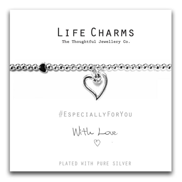 Life Charms Love Heart Bracelet - Gifteasy Online
