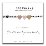 Life Charms You Are An Amazing Aunty Bracelet - Gifteasy Online