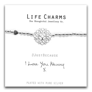 Life Charms I Love You Nanny Bracelet - Gifteasy Online