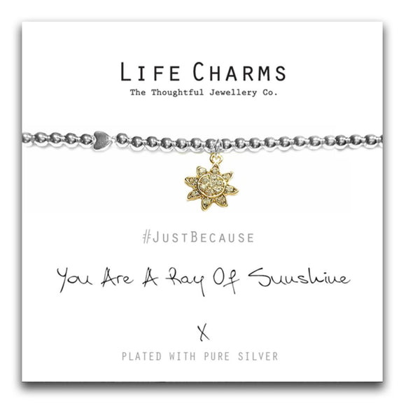 Life Charms You Are A Ray of Sunshine Bracelet - Gifteasy Online