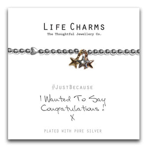 Life Charms Congratulations Bracelet - Gifteasy Online