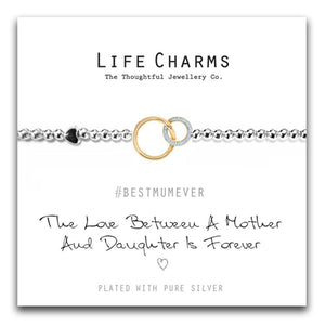 Life Charms Love Between Mother & Daughter Bracelet - Gifteasy Online