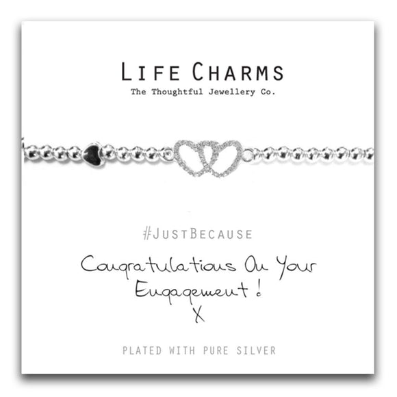Life Charms Congratulations on Your Engagement Bracelet - Gifteasy Online