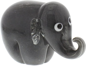 Juliana Objets d'art Glass Figurine Small Elephant Paperweight Ornament - Gifteasy Online
