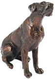 Frith Solid Bronze Enquiring Dog by Louise Peterson - Gifteasy Online