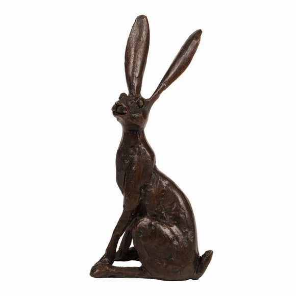 Frith Creative Bronze Solid Bronze Upright Hare - Gifteasy Online