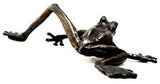 Solid Bronze Frog Stretching it's Leg by Paul Jenkins - Gifteasy Online