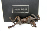 Unique Bronze Hot Cast Solid Bronze Greyhound On Back. - Gifteasy Online