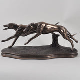 Art Deco Greyhounds Cold Cast Bronze Sculpture O.Tupton - Gifteasy Online