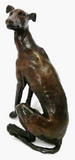 Unique Bronze Hot Cast Solid Bronze Greyhound Seated - Gifteasy Online