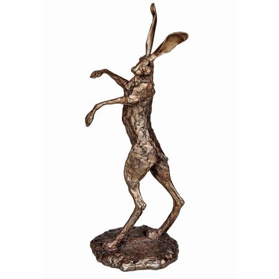 Frith Sculpture Hyacinth Hare Bronze Dancing Hare Statue by Paul Jenkins - Gifteasy Online