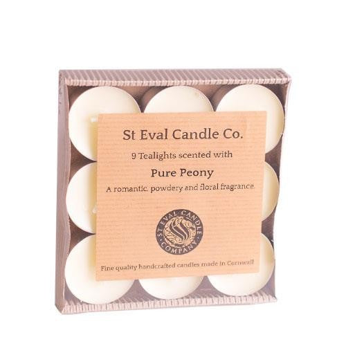 St Eval Pure Peony set of 9 Tealights - Gifteasy Online