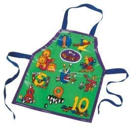 Stow Green Numbers Infant PVC Apron - Gifteasy Online