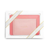 Katie Loxton Perfect Pouch Gift Set Live Laugh Love Oyster Pink - Gifteasy Online