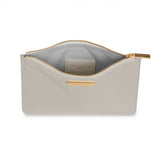 Katie Loxto Soft pebble Perfect Pouch Stone - Gifteasy Online