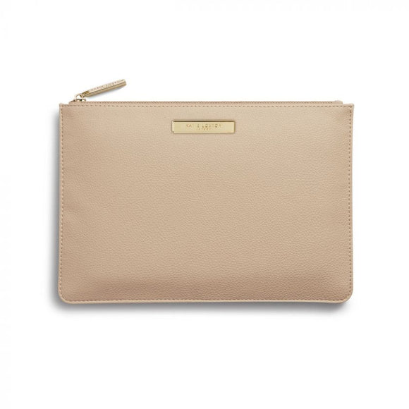 Katie Loxton Soft Pebble Perfect Pouch Tan - Gifteasy Online