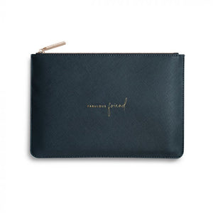 Katie Loxton Perfect Pouch | Fabulous Friend | Navy - Gifteasy Online