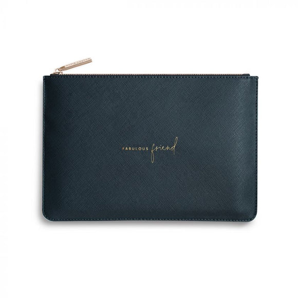 Katie Loxton Perfect Pouch | Fabulous Friend | Navy - Gifteasy Online