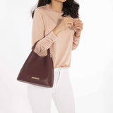 Katie Loxton  Sienna Slouch Bag | Burgundy - Gifteasy Online