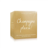 Katie Loxton Champagne Please Candle Pink Champagne and Sweetheart Strawberry - Gifteasy Online